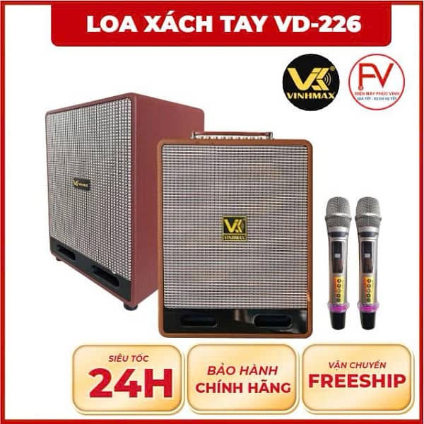 Loa Karaoke Xách Tay VINHMAX VD-226